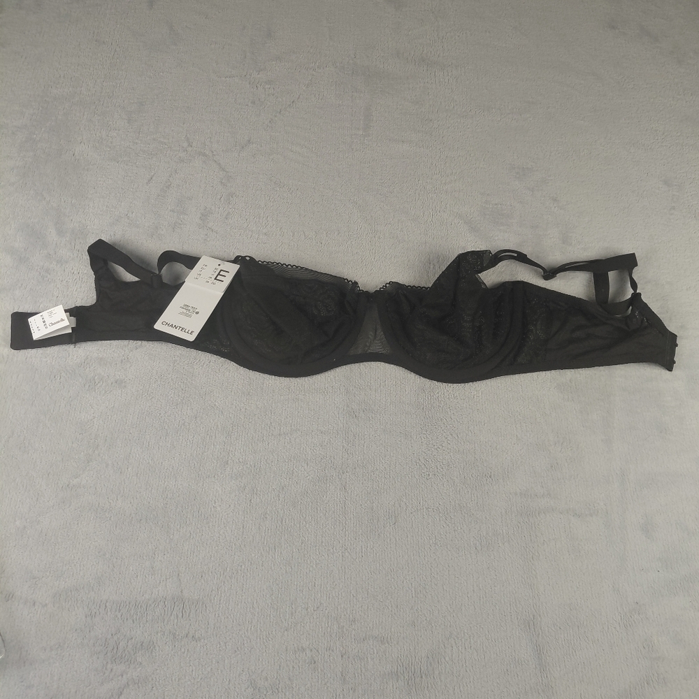 Chantelle C Jolie Demi Bra, 34 DD, Black - Picture 9 of 13